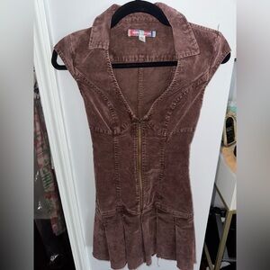 Urban Outfitters Brown Corduroy Dress